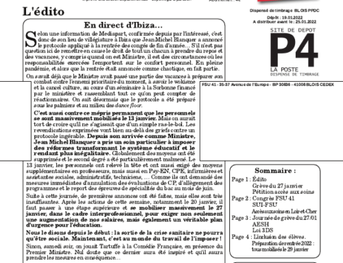 Bulletin n°124 janvier 2022