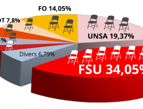 Résultats des élections professionnelles : la FSU confortée.