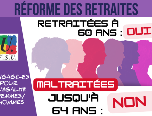 8 mars : grève féministe pour l’égalité, contre la réforme des retraites !