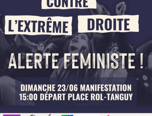 Alertes féministes dimanche 23 juin : uni·es contre l’extrême droite