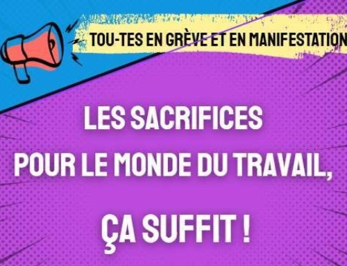Grève unitaire le 18 septembre : pour un budget de justice économique, sociale et environnementale