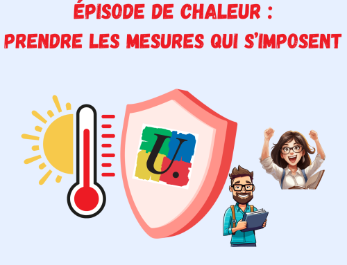 Épisode de chaleur : une priorité, protéger la santé des personnels et des élèves.